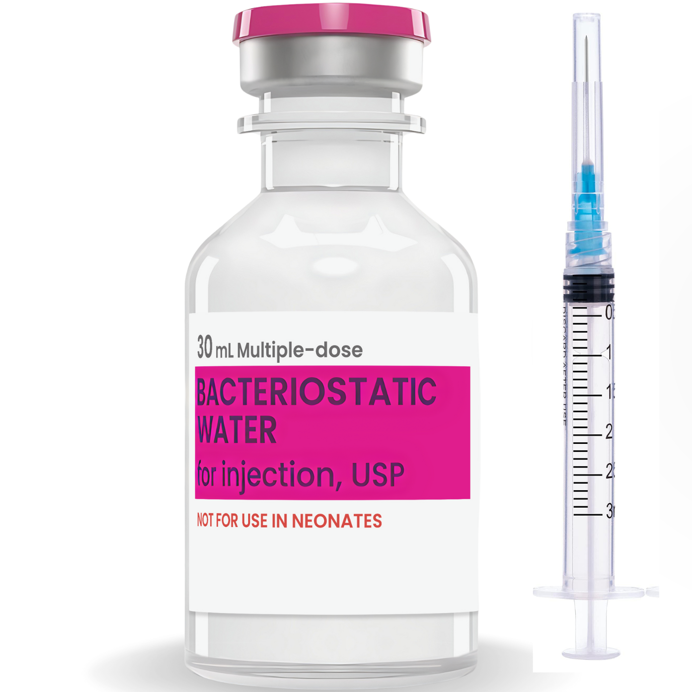 Bacteriostatic Water with mixing Syringe