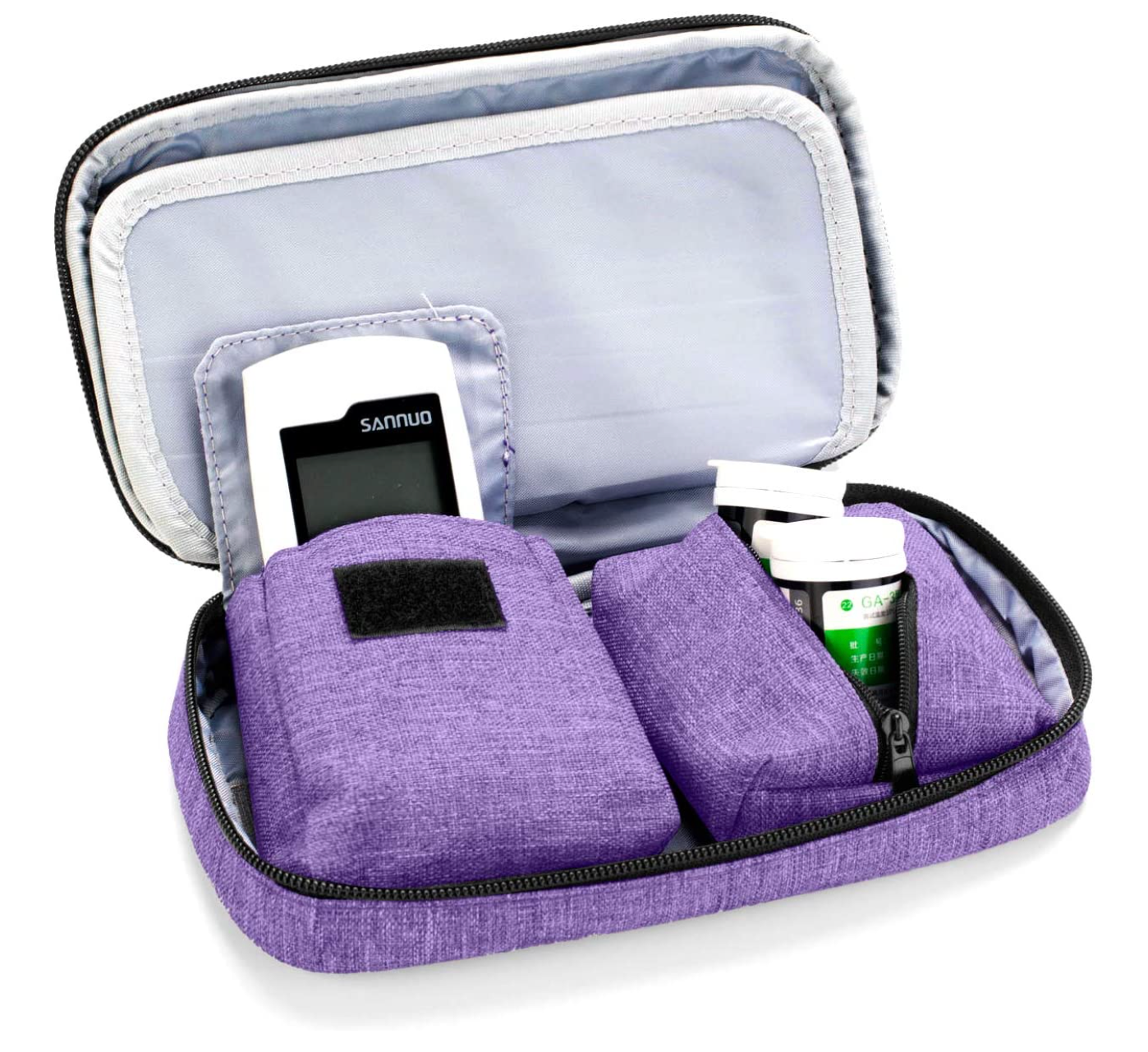 Diabetic Storage Bag for Glucose Meter and Other Diabetic Supplies