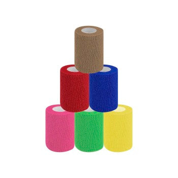 3" Cohesive Tape x 5 Yds, No Choice of Color, 24 Rolls/Box