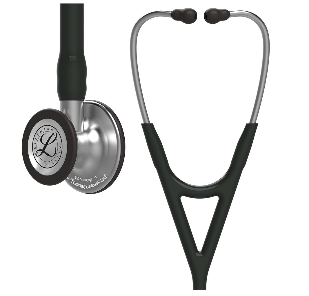 3M Littmann Stethoscope, Cardiology IV, Black Tube, Stainless Steel Chestpiece