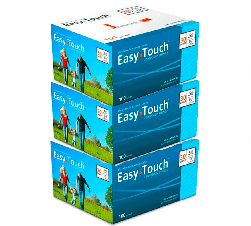 Easytouch .5cc, 30G x 1/2" Diabetic Syringe ( 3 box)